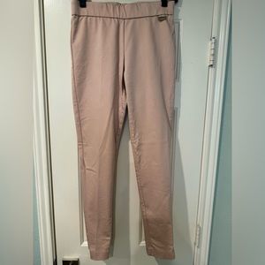 Calvin Klein Pale Pink Career Pull On Stretch Pants